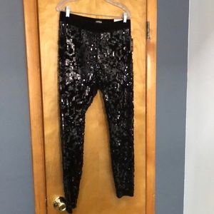 Sequin Velvet Leggings